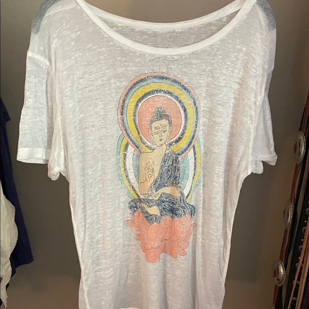 Chaser White Buddha Graphic Tee